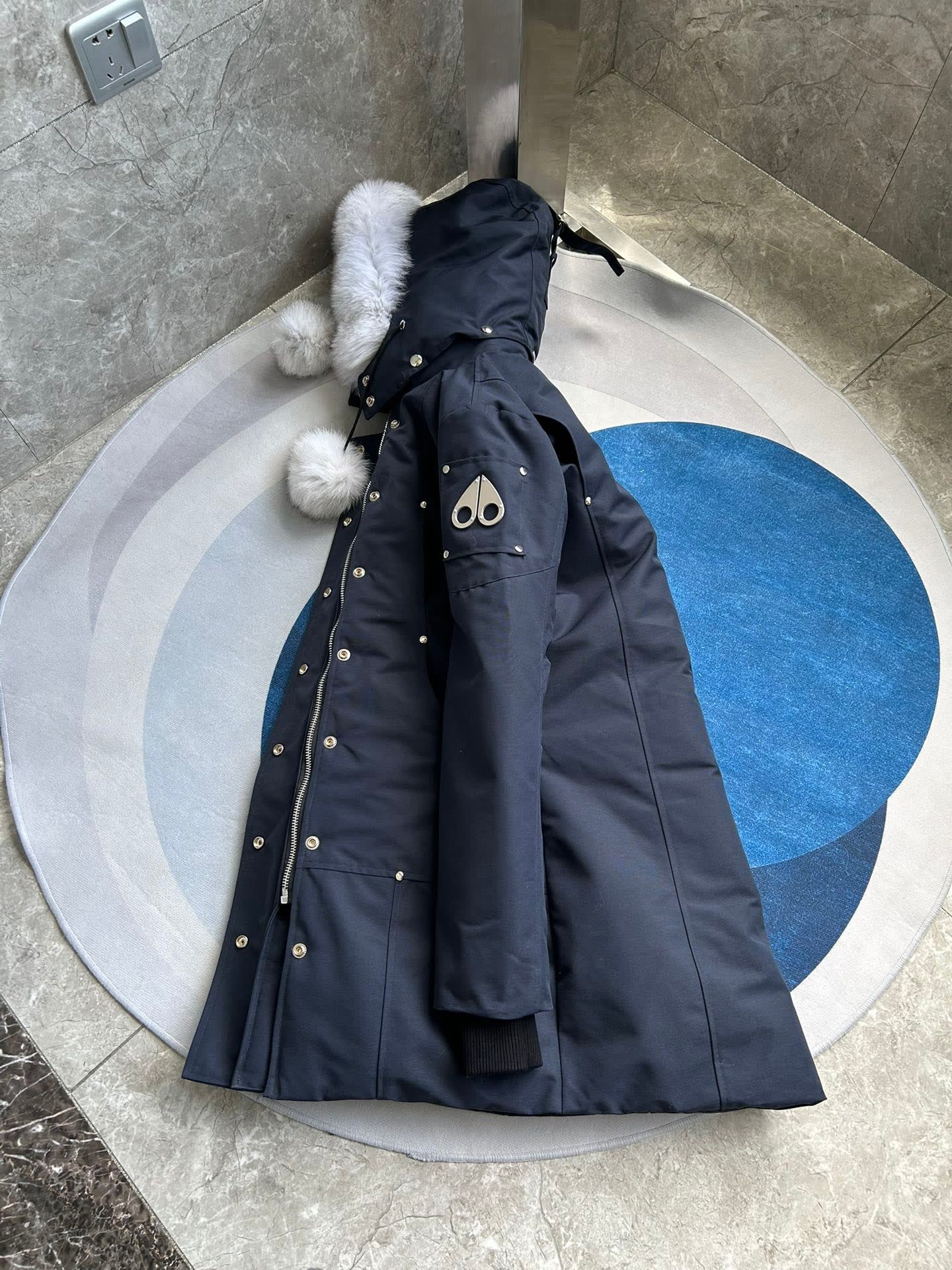 Moose Knuckles Hooded Long Down Parka Moose Knuckles Hooded Long Down Parka
